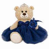 20" Light Brown Bear - B16632N-16 Navy blue