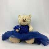 20" Light Brown Bear - B16632N-16 Navy blue