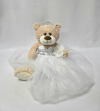 20" Light Brown Bear - B16632N-1 White