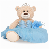 20" Light Brown Bear - B16632N-4 Light Blue