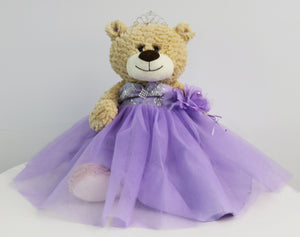 20" Light Brown Bear - B16632N-5 Lavender