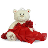 20" Quince White Bear With Embroidery "Mis 15 Anos" - B16831-14 Red