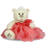 20" Quince White Bear With Embroidery "Mis 15 Anos" - B16831-20 Flamingo