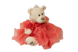 20" Quince White Bear With Embroidery "Mis 15 Anos" - B16831-20 Flamingo