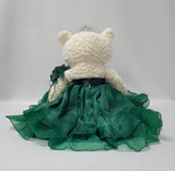20" White Bear - B16831N-33 Emerald Green