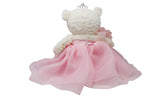 20" Sweet 16 White Bear With Embroidery "Sweet 16" - B16831A-3 Pink