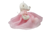 20" Quince White Bear With Embroidery "Mis 15 Anos" - B16831-3 Pink