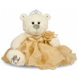 20" Quince White Bear With Embroidery "Mis 15 Anos" - B16831-6 Gold