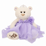 20" Sweet 16 White Bear With Embroidery "Sweet 16" - B16831A-5 Lavender