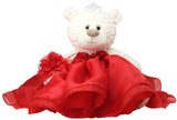 20" Sweet 16 White Bear With Embroidery "Sweet 16" - B16831A-14 Red
