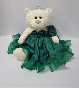 20" White Bear - B16831N-33 Emerald Green