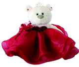 20" Sweet 16 White Bear With Embroidery "Sweet 16" - B16831A-7 Burgundy