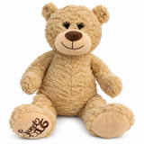 20" Light Brown Bear Body With Embroidery "Sweet 16" - B16832A