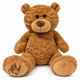 20" Dark Brown Bear Body With Embroidery "Mis 15 Anos" - B16833