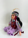 8" Porcelain Indian Doll "Little Cubs" (Set Of 12, 6 Asst'd) D08783K