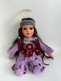 8" Porcelain Indian Doll "Little Cubs" (Set Of 12, 6 Asst'd) D08783K