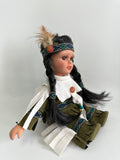 8" Porcelain Indian Doll "Little Cubs" (Set Of 12, 6 Asst'd) D08783K