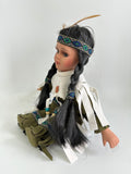 8" Porcelain Indian Doll "Little Cubs" (Set Of 12, 6 Asst'd) D08783K