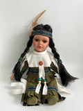 8" Porcelain Indian Doll "Little Cubs" (Set Of 12, 6 Asst'd) D08783K