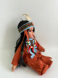 8" Porcelain Indian Doll "Little Cubs" (Set Of 12, 6 Asst'd) D08783K