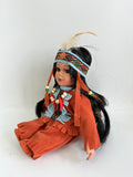 8" Porcelain Indian Doll "Little Cubs" (Set Of 12, 6 Asst'd) D08783K