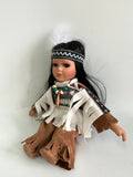 8" Porcelain Indian Doll "Little Cubs" (Set Of 12, 6 Asst'd) D08783K