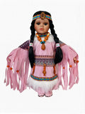 10" Porcelain Indian Doll, Little Cubs(Set Of 6 Asst'd)D10705K