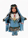 10" Porcelain Indian Doll, Little Cubs(Set Of 6 Asst'd)D10705K