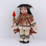 Chetan, 12" Porcelain Indian Doll D12775