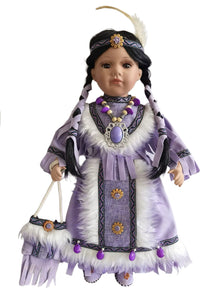 16" PORCELAIN INDIAN DOLL D16722, LALITA