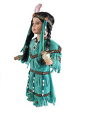 16" PORCELAIN INDIAN DOLL D16732, PRINCESS