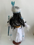 16" Porcelain Indian Doll D16779, Anjali