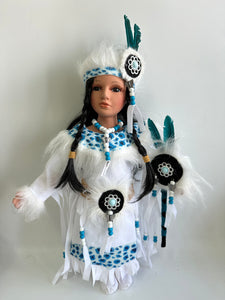 16" Porcelain Indian Doll D16779, Anjali