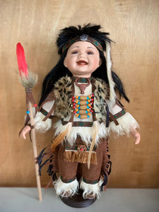 16" Porcelain Indian Doll D16784, Pravar