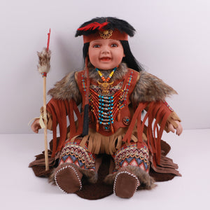 24" Porcelain Indian Doll D24687, DUSTOS