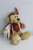 16" Indian Light Brown Bear With Embroidery - DB16832-2