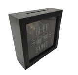 5.9"+2"+5.9" Wooden Coin Box - Beer Fund BY Collin Bogle DBV08151D-B