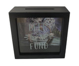 5.9"+2"+5.9" Wooden Coin Box - Beer Fund BY JODY BERGSMA DBV08342D-B