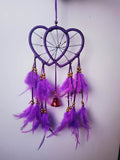 5.5"W Double Heart Dreamcatcher (Set of 3 Colors Asst'd) DC05394K