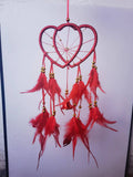 5.5"W Double Heart Dreamcatcher (Set of 3 Colors Asst'd) DC05394K