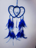 5.5"W Double Heart Dreamcatcher (Set of 3 Colors Asst'd) DC05394K