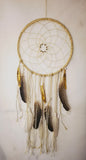 11"D Dream Catcher W/ Metal Feathers (Set Of 2, 48sets/Ctn) DC11382K
