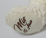 20" Quince White Bear With Embroidery "Mis 15 Anos" - B16631-17 Black