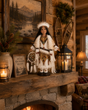 16" Porcelain Indian Doll D16747, Induma