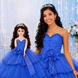 18" Sleeveless Umbrella Quince Dolls KB18724-15B Royal Blue