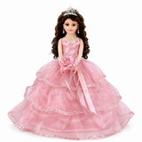 18" Sleeveless Umbrella Quince Dolls KB18724-30B Rose Gold