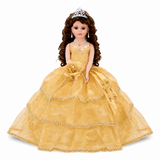 18" Sleeveless Umbrella Quince Dolls KB18724-6B Gold