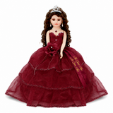 18" Sleeveless Umbrella Quince Dolls KB18724-7B Burgundy