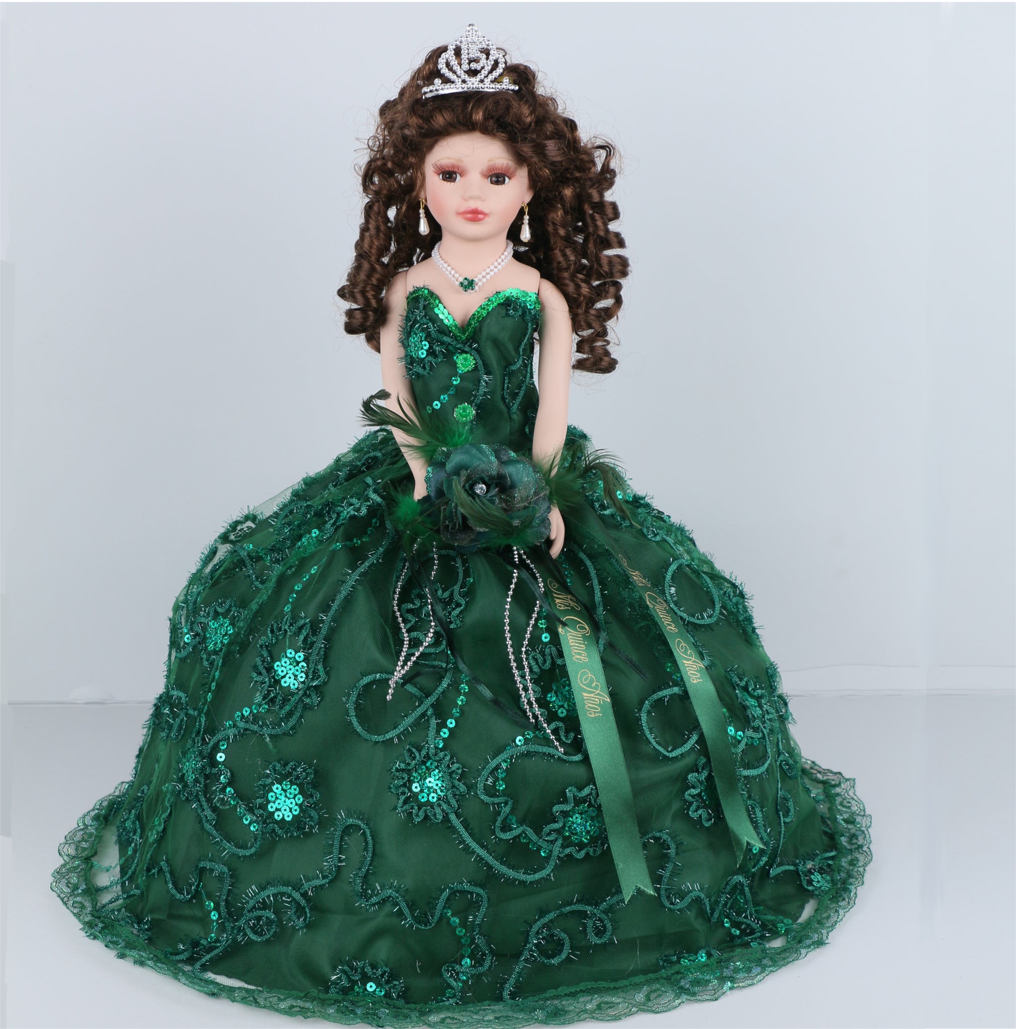 18" Quince Umbrella Dolls KB18725-33 Emerald Green Kinnex Dolls 18" Quince Umbrella Dolls KB18725-33 Emerald Green Kinnex Dolls
