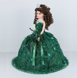 18" Quince Umbrella Dolls KB18725-33 Emerald Green